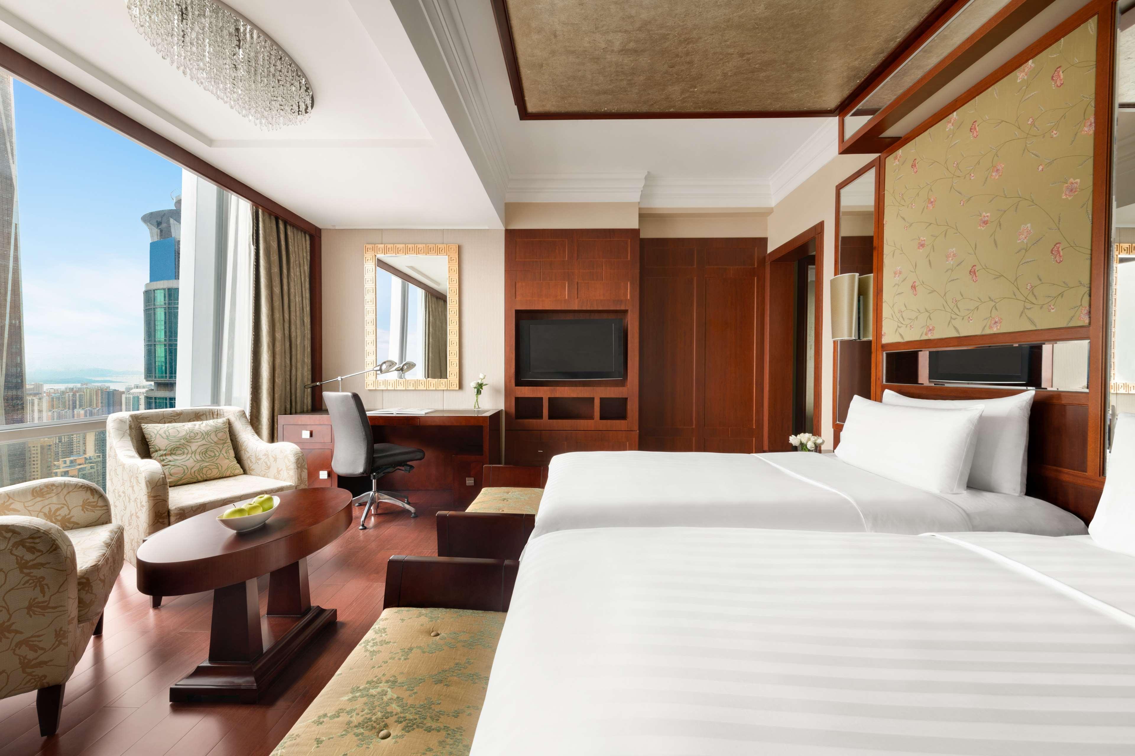 Futian Shangri-La, Shenzhen,Near To Shenzhen Convention&Exhibition Centre, Futian Railway Station ภายนอก รูปภาพ