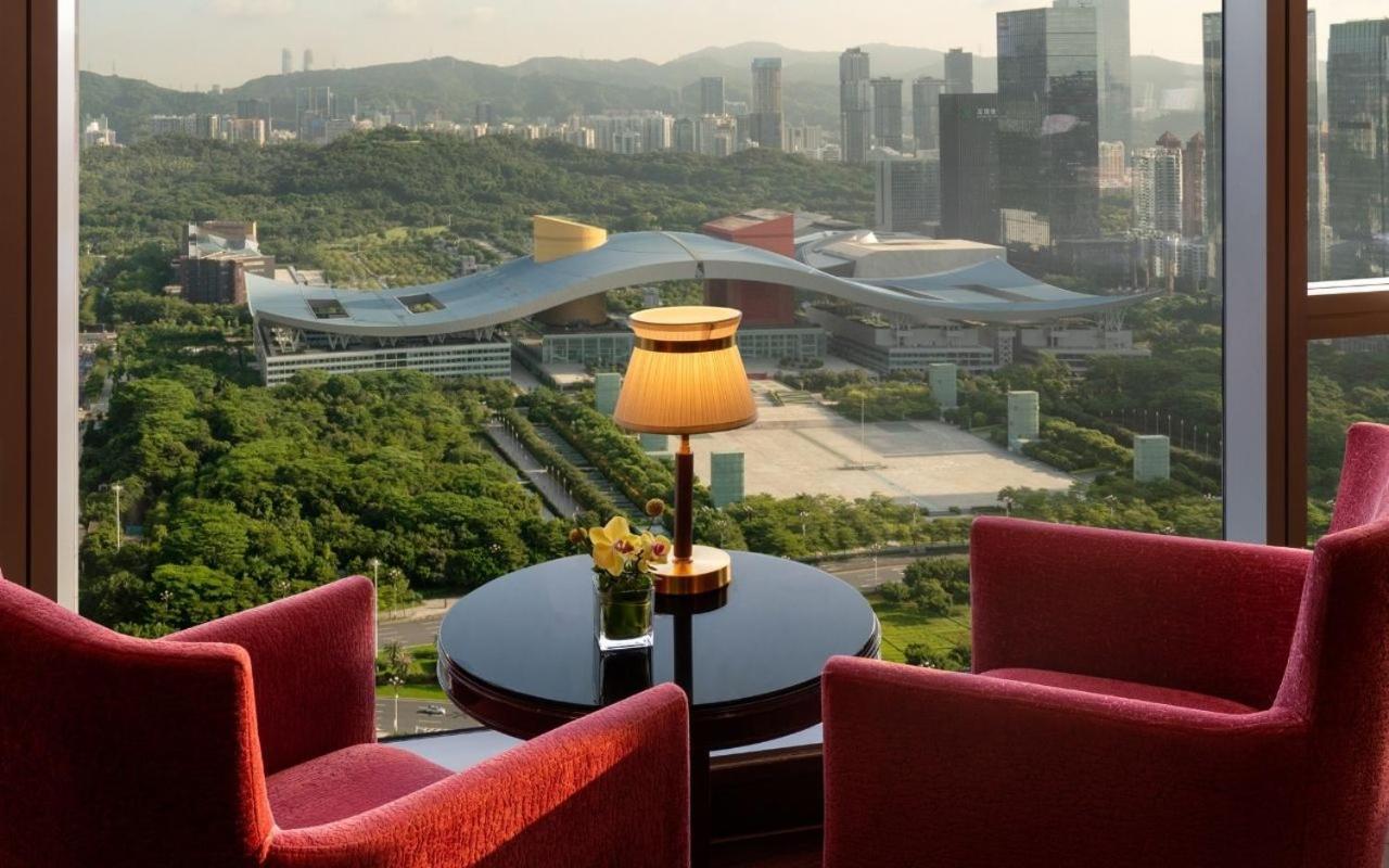 Futian Shangri-La, Shenzhen,Near To Shenzhen Convention&Exhibition Centre, Futian Railway Station ภายนอก รูปภาพ