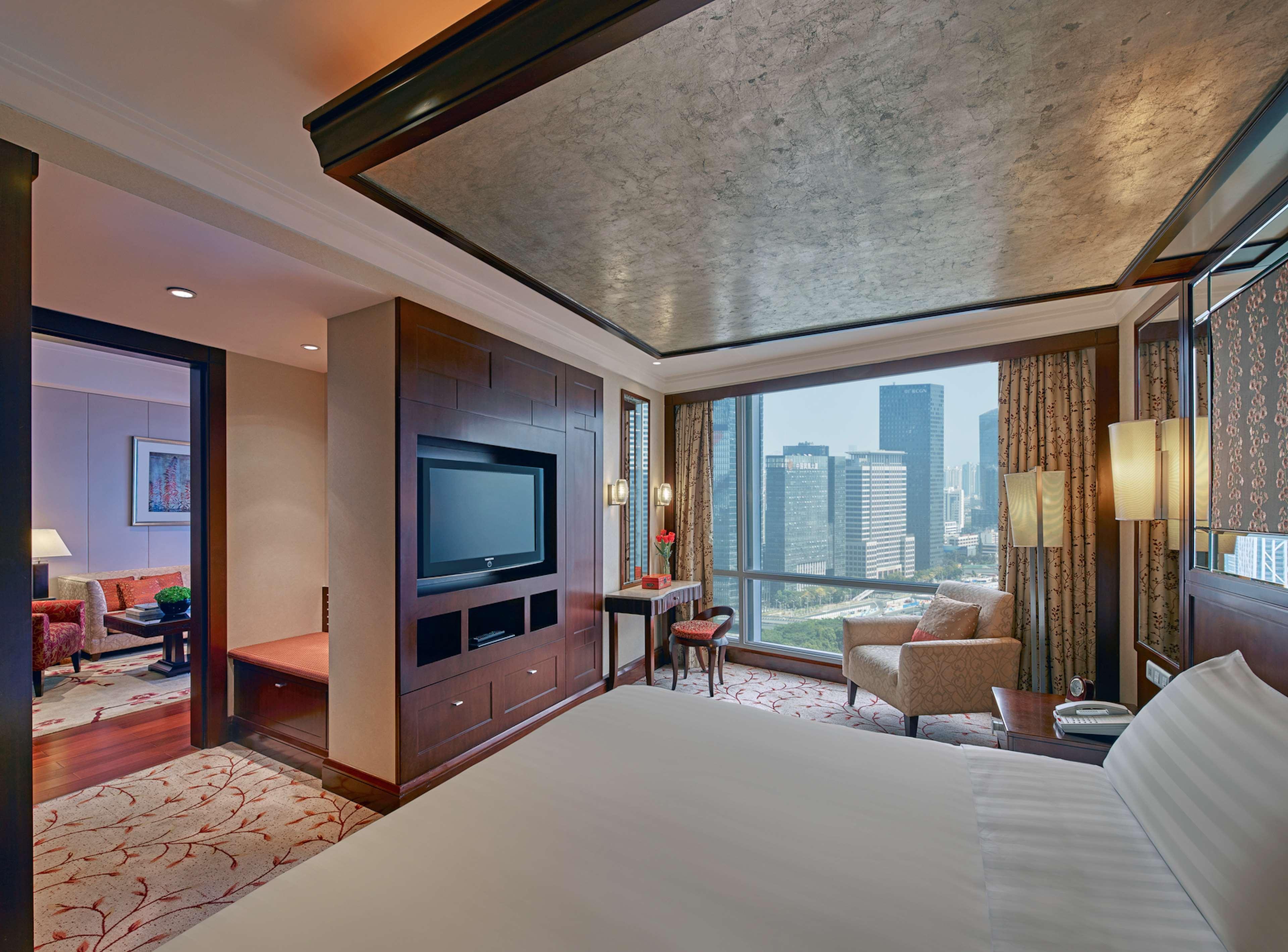 Futian Shangri-La, Shenzhen,Near To Shenzhen Convention&Exhibition Centre, Futian Railway Station ภายนอก รูปภาพ