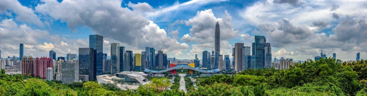 Futian Shangri-La, Shenzhen,Near To Shenzhen Convention&Exhibition Centre, Futian Railway Station ภายนอก รูปภาพ